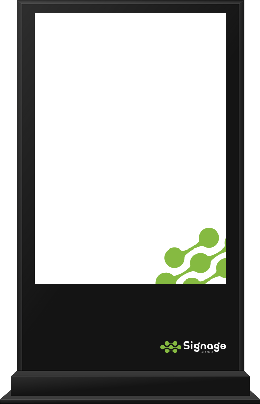 Signage Cloud kiosk display