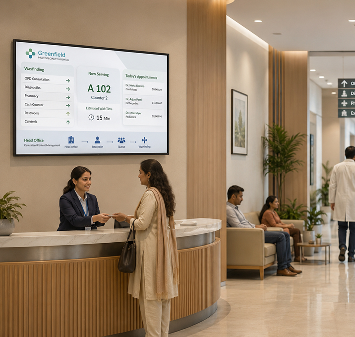 Digital Signage for Healthcare and Hospitals