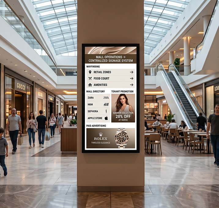Digital Signage for Shopping Malls