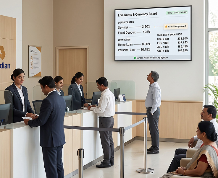 Queue and Counter Displays