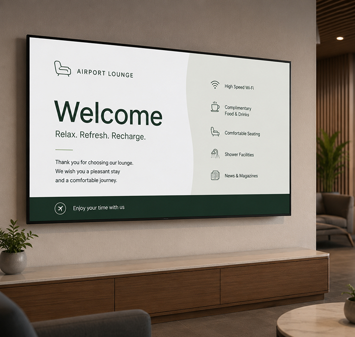 Digital Signage for Travel and Transport